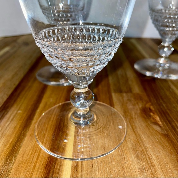 Duncan & Miller Teardrop Clear Stem Low Water Goblet Vintage Set of 4 - Picture 6 of 10